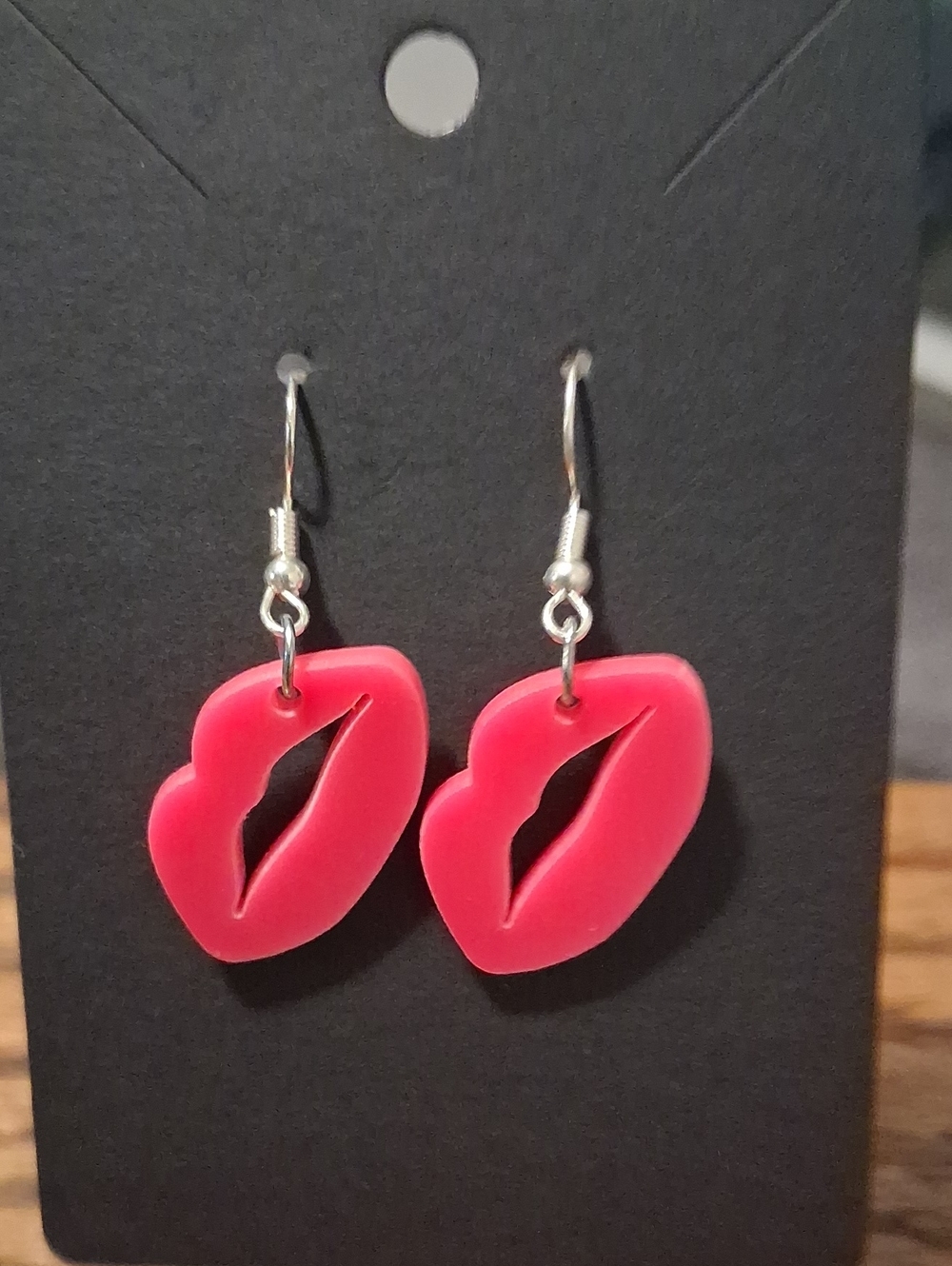 Pink Kiss Dangle Earrings - Women Jewelry